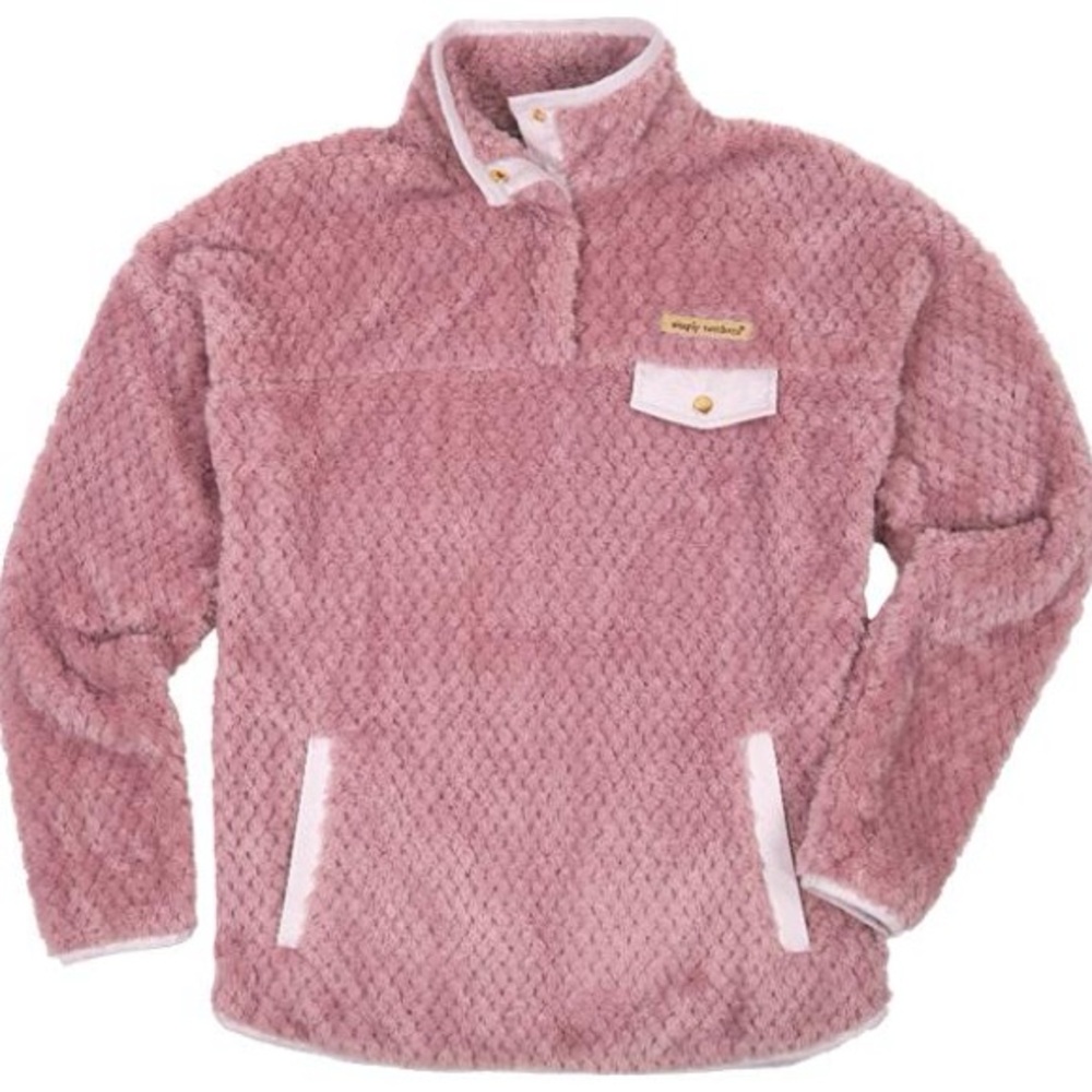 Simply Southern Pink Pullover - Picture 2 of 8